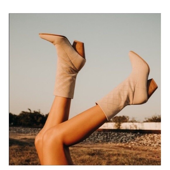 Lemonade Pull On Stretch Western Boots Size 10 - Picture 2 of 5